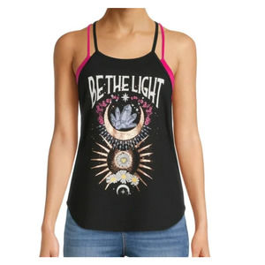 No Boundaries Juniors' High Neck 2Fer Tank NWT Size Medium